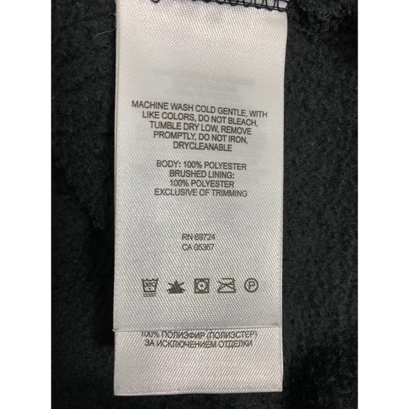 Columbia Fleece Jacket Womens Plus Size 1X Black Full Zip - Picture 4 of 9